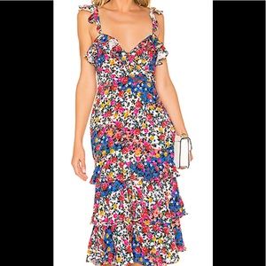 MAJORELLE midi dress